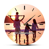 Poker Roulette Silent Non Ticking Wall Clock Las Vegas Game Room Wall Art Decor Timepiece Clock Watch Gambling Casino Gift