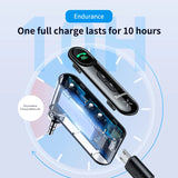 Baseus Car Aux Bluetooth Adapter 3.5mm Jack Audio Bluetooth 5.0 Car Kit Wireless Handsfree Receiver For Phone Transmitter Music