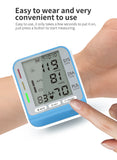Medical Digital Wrist Blood Pressure Monitor Heart Rate Pulse Meter Measure Sphygmomanometer PR LCD Screen Portable Health Care