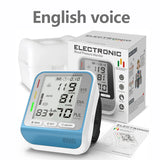 Medical Digital Wrist Blood Pressure Monitor Heart Rate Pulse Meter Measure Sphygmomanometer PR LCD Screen Portable Health Care