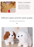 Intelligent Simulation Electric Pet Multi-function Can Wagging/Barking/Walking Interesting Interactive Robot Dog Plush Toy Gift