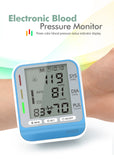 Medical Digital Wrist Blood Pressure Monitor Heart Rate Pulse Meter Measure Sphygmomanometer PR LCD Screen Portable Health Care