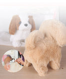 Intelligent Simulation Electric Pet Multi-function Can Wagging/Barking/Walking Interesting Interactive Robot Dog Plush Toy Gift