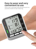 Medical Digital Wrist Blood Pressure Monitor Heart Rate Pulse Meter Measure Sphygmomanometer PR LCD Screen Portable Health Care