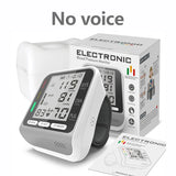 Medical Digital Wrist Blood Pressure Monitor Heart Rate Pulse Meter Measure Sphygmomanometer PR LCD Screen Portable Health Care