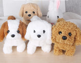 Intelligent Simulation Electric Pet Multi-function Can Wagging/Barking/Walking Interesting Interactive Robot Dog Plush Toy Gift
