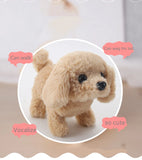 Intelligent Simulation Electric Pet Multi-function Can Wagging/Barking/Walking Interesting Interactive Robot Dog Plush Toy Gift