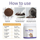 1pc Pet Teeth Cleaning Powder For Cats And Dogs, Universal For Removing Bad Breath And Tartar Pet Toothbrush Cleaning Products