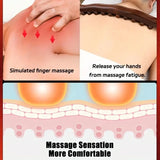 1pc Double Row Of 20 Beads Massage Stick, Carbonization Massage Stick, One Universal Scraping Stomach Rubbing Abdomen Profession