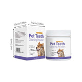 1pc Pet Teeth Cleaning Powder For Cats And Dogs, Universal For Removing Bad Breath And Tartar Pet Toothbrush Cleaning Products