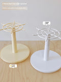 Labubu Pendant Display Box Rotating Transparent Labubu Doll Handmade Blind Box Storage Display Stand Decorative Ornament Gifts