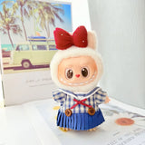 Labubu  Doll‘s Baby Clothes Chef Uniform Overalls High-quality Dress The Monster Outfit Accessories Kitchen Clothing Gift Kid's
