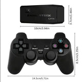 Retro video game console new M8 64GB built-in 20000 game handheld wireless controller children's game stick Christmas gift