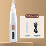 USB Charging Dog Paw Trimmer with LED Light Pet Electric Pushing Scissors Waterproof Low Noise Pet Face Foot Ear Hip Paw Shaver