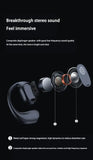 Xiaomi Bone Conduction Bluetooth Earphones Smart Wireless Earbuds HiFi 9D Stereo Waterproof TWS Touch Control Noise Reduction