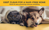 Pet Grooming and Bathing Gloves Effective Pet Hair Remover for Cats Dogs Horses Long Short Fur Deshedding Gloves for Pets