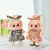 Labubu  Doll‘s Baby Clothes Chef Uniform Overalls High-quality Dress The Monster Outfit Accessories Kitchen Clothing Gift Kid's