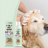5-in-1 Pet Shampoo for Dogs & Cats, Botanical Extracts Nourishes Prevents Matting Easy Combing,