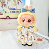 Labubu  Doll‘s Baby Clothes Chef Uniform Overalls High-quality Dress The Monster Outfit Accessories Kitchen Clothing Gift Kid's