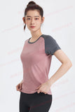 Fitness Women Shirts Quick Dry Yoga Sport T Shirt Gym Running Sportswear Tops Short Sleeve Training Blouses Jersey Jogging Tee