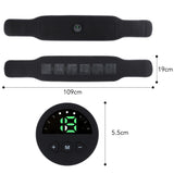 Abdominal Massager Muscle Toner Abdominal Toning Belt Electric USB Recharge Fitness Training Gear Ab Trainer Fitness Equipment
