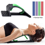 4 Level Neck Stretches Massage Apparatus Neck Shoulder Stretcher Cervical Spine Support Relaxer  Muscle Massage Assistance Tool