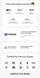 Baseus Bowie WM01 TWS Wireless Earphones Bluetooth 5.3 Earphone HD Headphones Touch Control Earbuds for iOS/Android Headphones