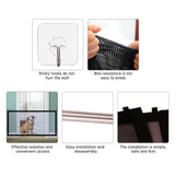 1Set Pet Barrier Fences Mesh Dog Gate Folding Stairs Entrance Separation Guard Portable Breathable Children Safety Playpen