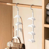 360 Degree Arched Hanger Hook Durable Bag Rack Holder Home Storage Closet Hat Silk Scarf Shawls Purse Handbag Wall Shelf
