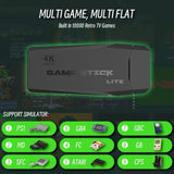 Retro video game console new M8 64GB built-in 20000 game handheld wireless controller children's game stick Christmas gift