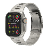 Lululook Titanium Band For Apple Watch Ultra 49mm Band Titanium Strap With Double Button Clasp For iWatch Ultra 2 / Ultra