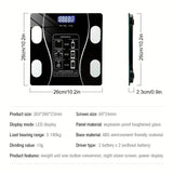 1pc Intelligent body fat scale, including dietary recommendations, daily meal plans, and nutrition tips - for fitness and health