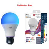 New Yeelight Smart LED Bulbs W4 Lite E27 220-240v WIFI Connection Dimmable voice control Works on Homekit, Goolge, Alexa