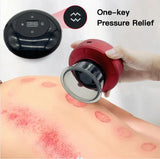 Smart Electric Vacuum Cupping Device Body Scraping Massager Heating Suction Cup Device Physical Fatigue Relief Beauty Health