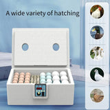 Egg Incubator Intelligent Poultry Brooder Automatic Turning Coop Bird Quail Chicken Poultry Farm Hatcher Incubation Tool