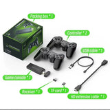 Retro video game console new M8 64GB built-in 20000 game handheld wireless controller children's game stick Christmas gift