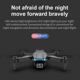 E99 Pro Drone With 4K Dual Camera Wifi Optical Flow And Obstacle Avoidance For Aerial Photography Quadcopter