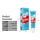 60g Pet Toothpaste Cat Dog Fresh Breath Toothpaste Remove Tartar Plaque Teeth Cleaning Oral Care Edible Toothpaste Pet Products
