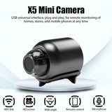 Mini 1080P HD Camera WiFi Wireless Night Vision Motion Detection Video Camera Home Security Camcorder Audio Video Recorder