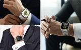 Lululook Titanium Band For Apple Watch Ultra 49mm Band Titanium Strap With Double Button Clasp For iWatch Ultra 2 / Ultra