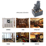 Desktop Waterfall Decoration Creative Flowing Water Ornaments Small Living Room Office Ornaments Desktop Fountain Ornaments