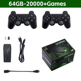 Retro video game console new M8 64GB built-in 20000 game handheld wireless controller children's game stick Christmas gift