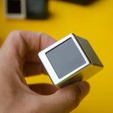 Small Portable Smart Wifi Weather Station Weather Temperature Humidity Time Alarm Clock LED Screen Display Desktop Decoration