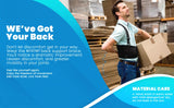 Adjustable Waist Support Belt,Industrial Work Back Brace,Medical Lumbar Gym Fitness Weightlifting Back Belt with Shoulder Straps