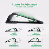 4 Level Neck Stretches Massage Apparatus Neck Shoulder Stretcher Cervical Spine Support Relaxer  Muscle Massage Assistance Tool