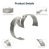 Lululook Titanium Band For Apple Watch Ultra 49mm Band Titanium Strap With Double Button Clasp For iWatch Ultra 2 / Ultra