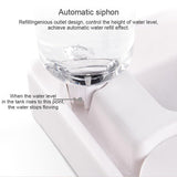 500ml Pet Automatic Feeder Small Bowl Drinkable Portable Cat and Dog Food Bowl Living Room Bedroom Pet Products  Pet Items