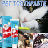 60g Pet Toothpaste Cat Dog Fresh Breath Toothpaste Remove Tartar Plaque Teeth Cleaning Oral Care Edible Toothpaste Pet Products