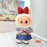 Labubu  Doll‘s Baby Clothes Chef Uniform Overalls High-quality Dress The Monster Outfit Accessories Kitchen Clothing Gift Kid's
