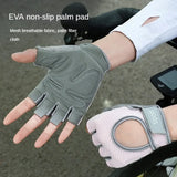 Fingerless Sports Fitness Gym Training Gloves for Men Women Cycling Gloves Motorcycle Mtb Anti-slip Gloves Bicycle Accessories